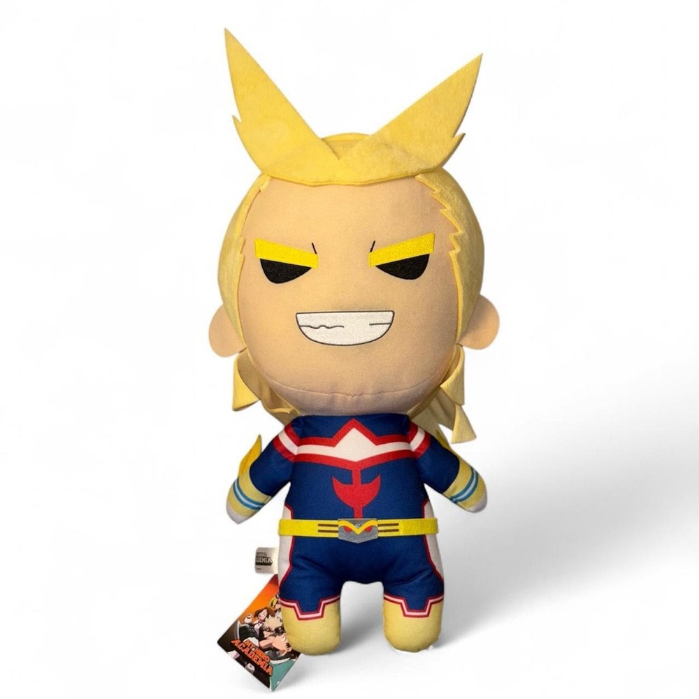 Bandai my hero All Might Plush Toy - Blue and Yellow